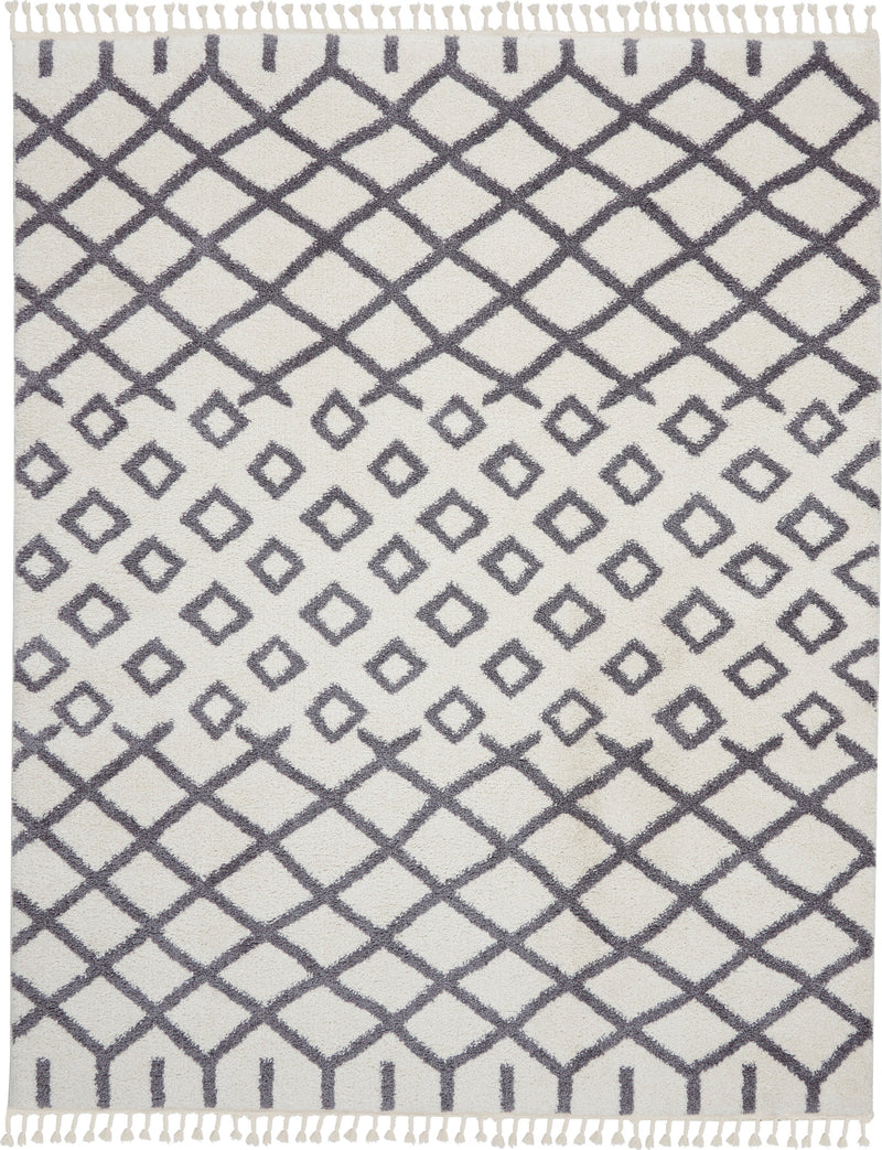 media image for moroccan shag white rug by nourison nsn 099446760326 1 245