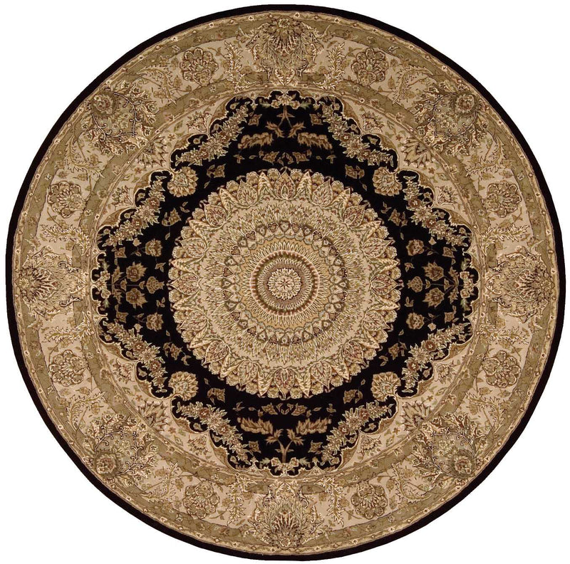 media image for nourison 2000 hand tufted black rug by nourison nsn 099446546708 2 299
