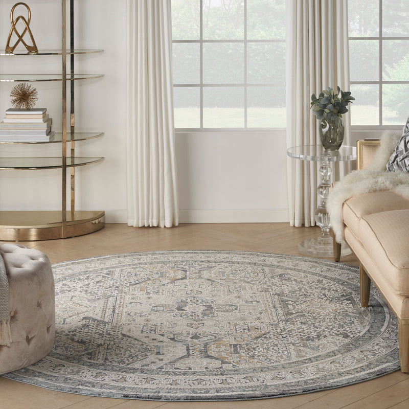 media image for lynx ivory charcoal rug by nourison 99446082619 redo 18 267