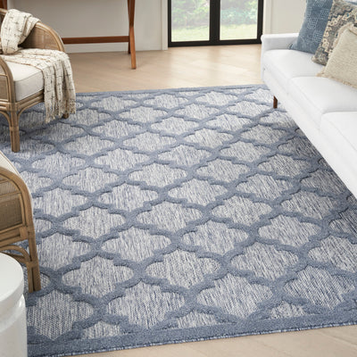 product image for easy care denim blue rug by nourison 99446040251 redo 4 43