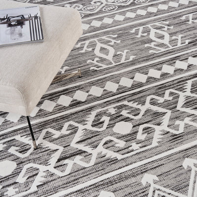 product image for asilah grey ivory rug by nourison 99446888976 redo 5 9