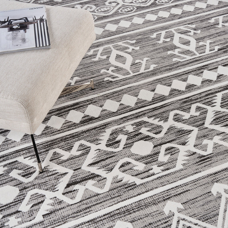 media image for asilah grey ivory rug by nourison 99446888976 redo 5 233