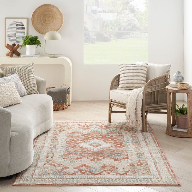 media image for thalia rust multicolor rug by nourison 99446078575 redo 6 285