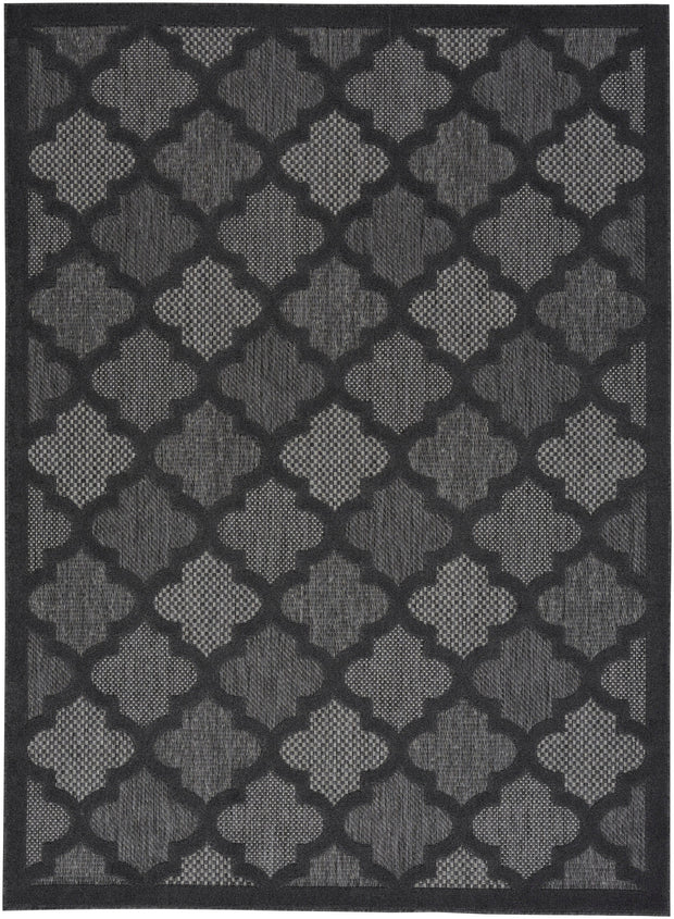 easy care charcoal black rug by nourison 99446040138 redo 1