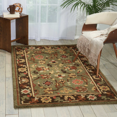 product image for tahoe hand knotted green rug by nourison nsn 099446688736 6 45