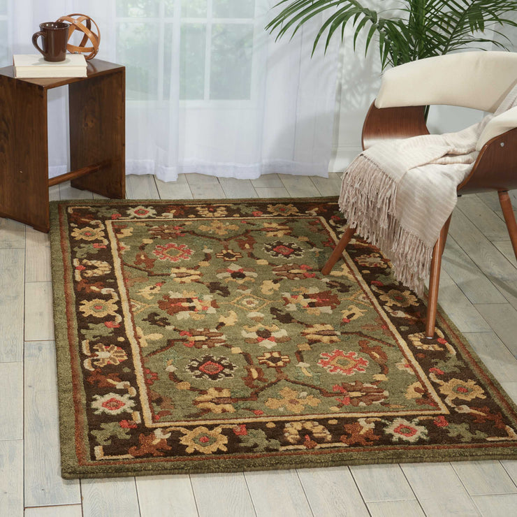 tahoe hand knotted green rug by nourison nsn 099446688736 6