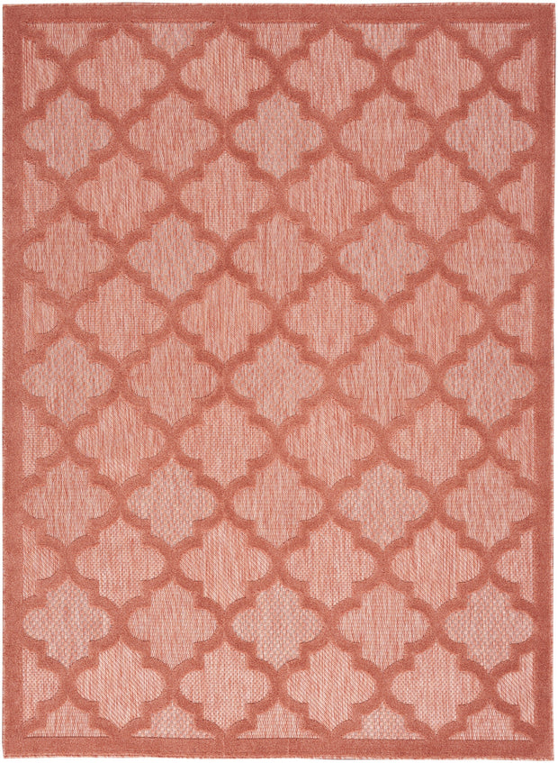 easy care coral orange rug by nourison 99446040688 redo 1