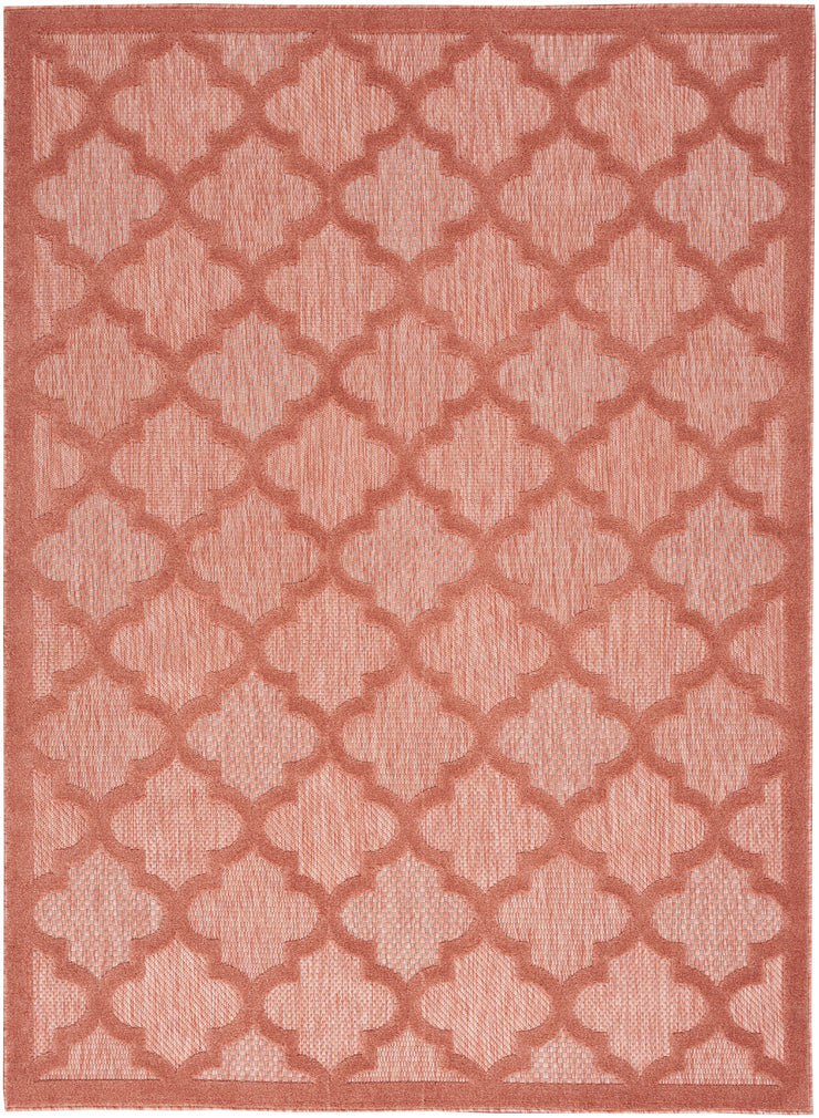 easy care coral orange rug by nourison 99446040688 redo 1