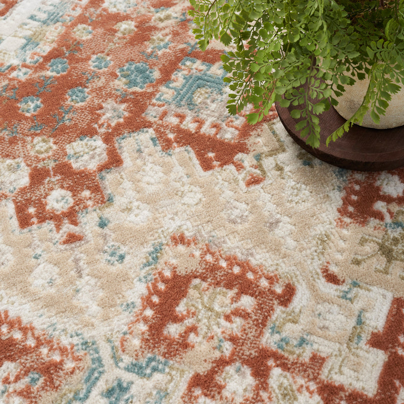 media image for thalia rust multicolor rug by nourison 99446078575 redo 5 261