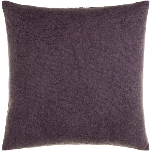 media image for Washed Waffle Cotton Dark Purple Pillow Alternate Image 10 234