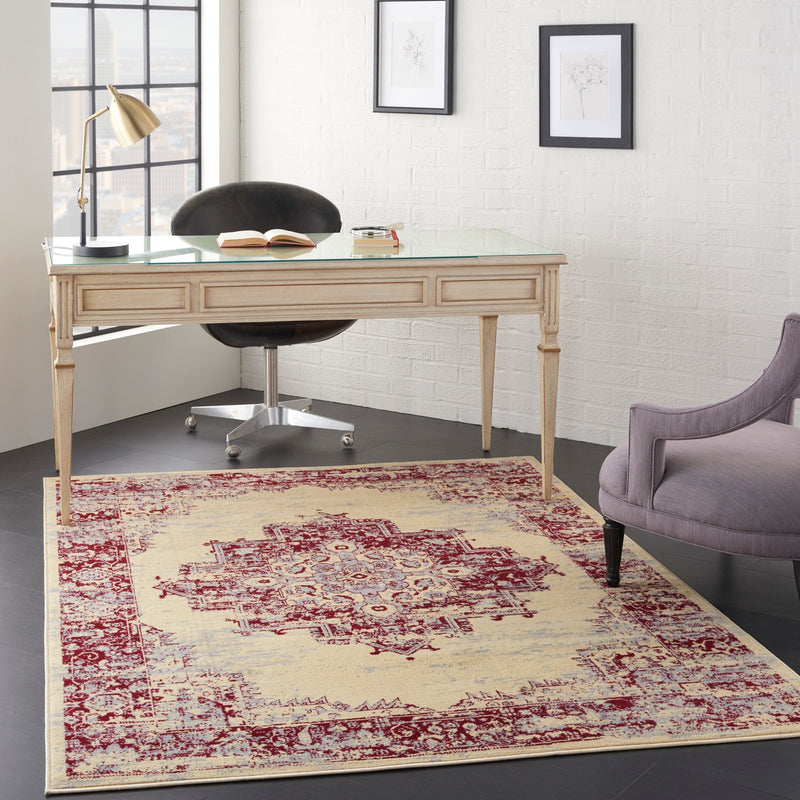 media image for grafix cream red rug by nourison 99446105264 redo 8 263