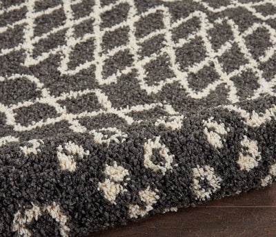 product image for moroccan shag charcoal rug by nourison nsn 099446462459 6 22