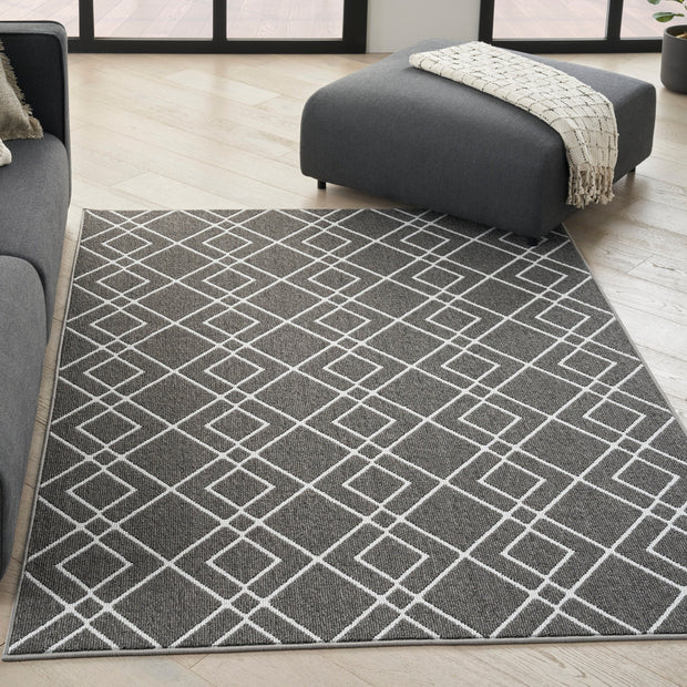 modern lines charcoal rug by nourison 99446088567 redo 3