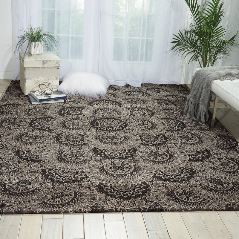 media image for nourison 2000 hand tufted black grey rug by nourison nsn 099446157768 5 26