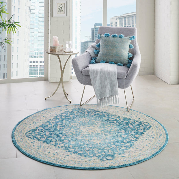 tranquil ivory turquoise rug by nourison nsn 099446485748 11
