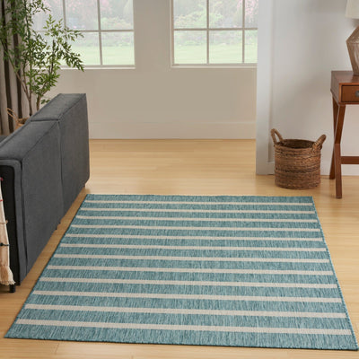 product image for Nourison Home Positano Aqua Ivory Modern Rug By Nourison Nsn 099446903174 6 77