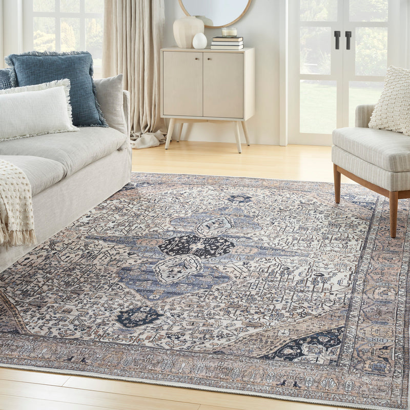 media image for grand washables ivory blue rug by nourison 99446110428 redo 3 262