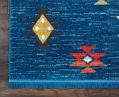 product image for south western blue rug by nourison nsn 099446401694 3 92