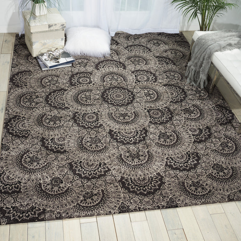 media image for nourison 2000 hand tufted black grey rug by nourison nsn 099446157768 6 237