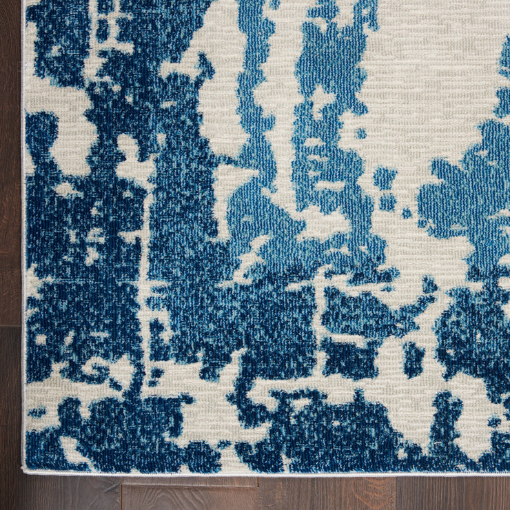 etchings ivory blue rug by nourison 99446718464 3