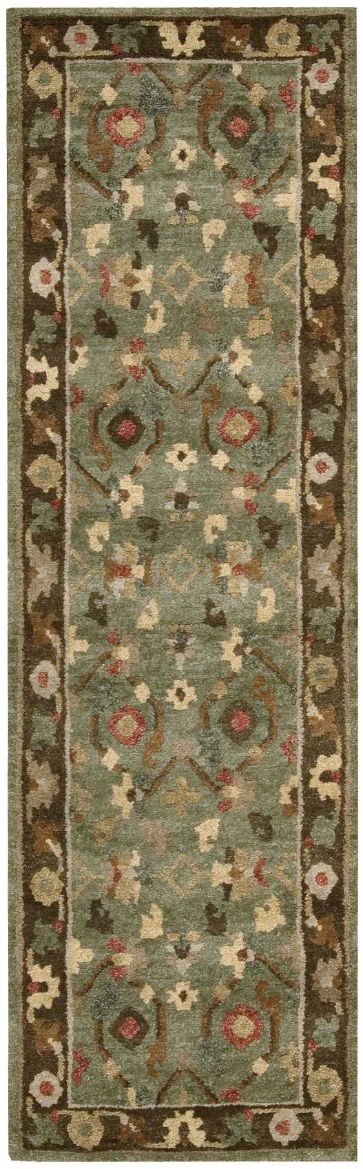 media image for tahoe hand knotted green rug by nourison nsn 099446688736 2 291