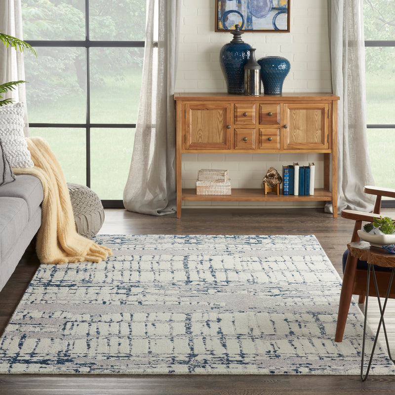 media image for twilight ivory navy rug by nourison 99446788788 redo 6 288