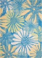 home garden blue rug by nourison nsn 099446112583 1