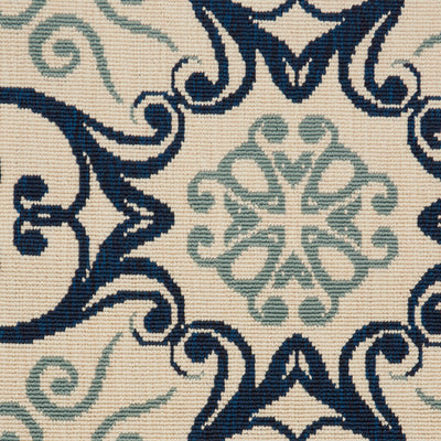 product image for caribbean ivory navy rug by nourison nsn 099446334176 8 55