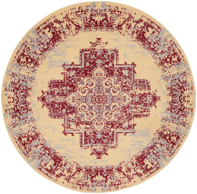 product image for grafix cream red rug by nourison 99446105264 redo 2 24