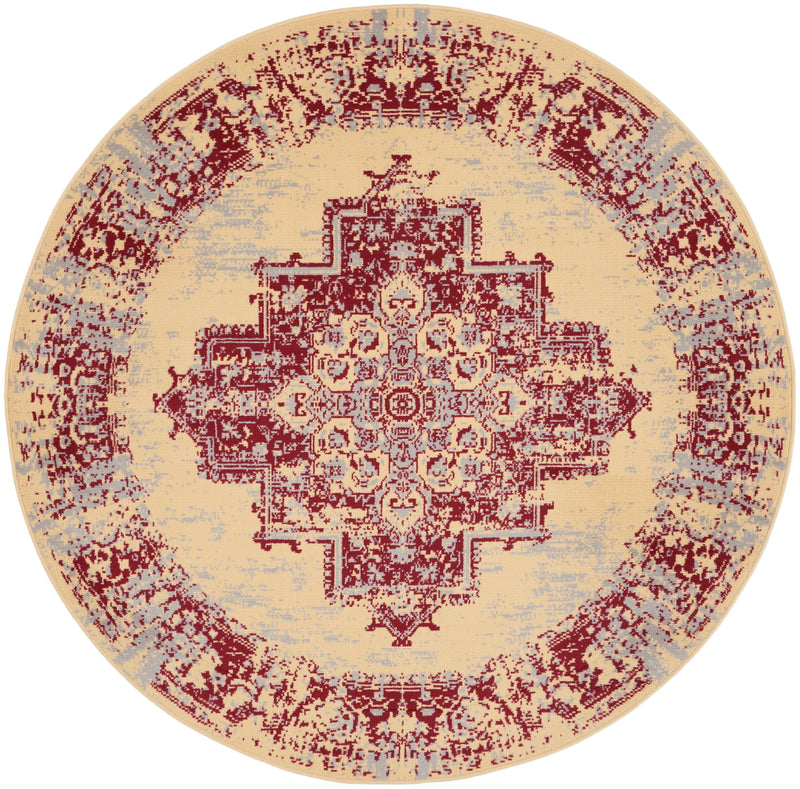 media image for grafix cream red rug by nourison 99446105264 redo 2 212