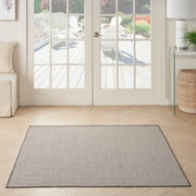 Nourison Home Courtyard Ivory Charcoal Modern Rug By Nourison Nsn 099446162199 22