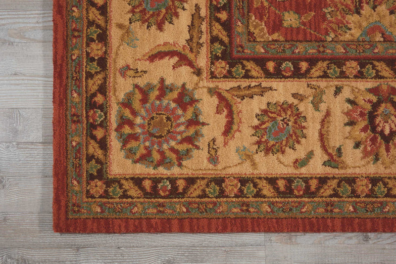 media image for living treasures rust rug by nourison nsn 099446670199 4 294