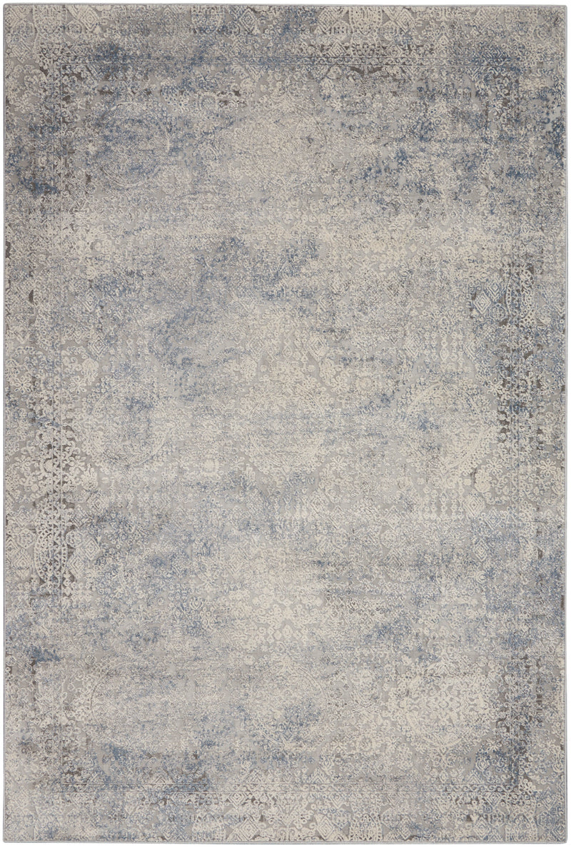 media image for rustic textures ivory light blue rug by nourison 99446496409 redo 1 270