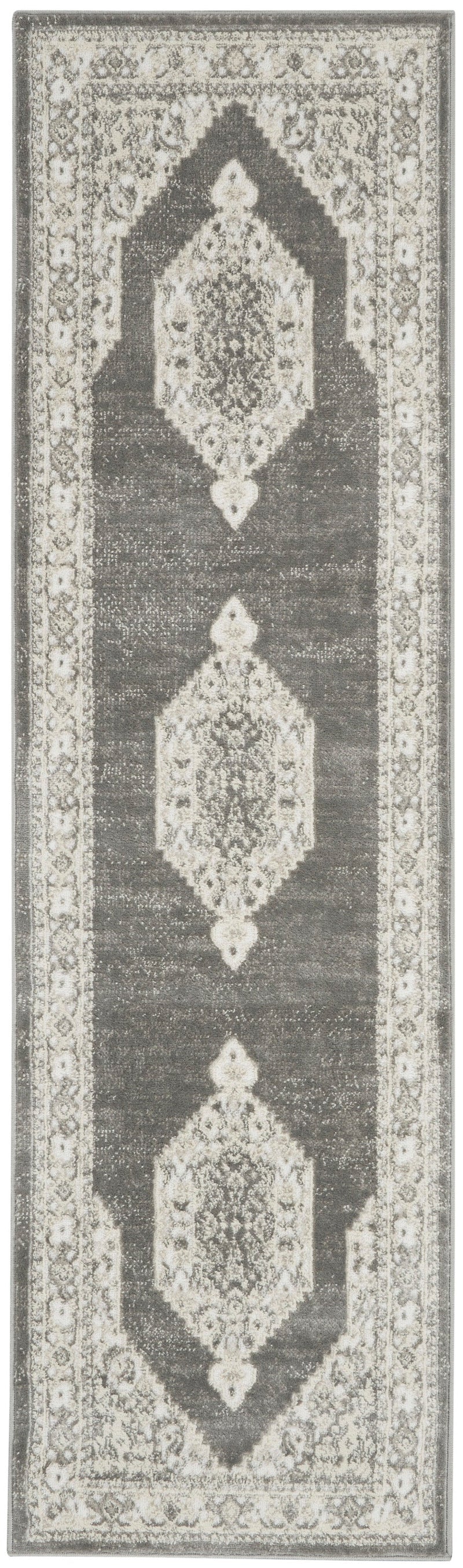 media image for cyrus ivory grey rug by nourison nsn 099446795533 2 282