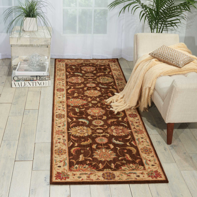 media image for living treasures brown rug by nourison nsn 099446670557 7 296