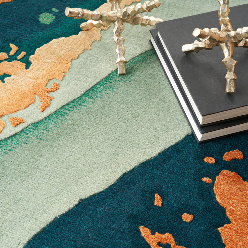 media image for prismatic handmade emerald rug by nourison 99446090850 redo 4 213