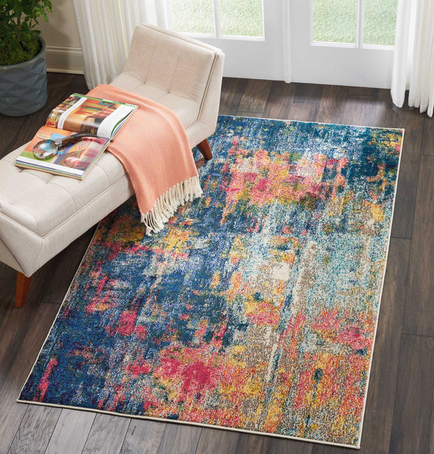 celestial blue yellow rug by nourison 99446408914 redo 4