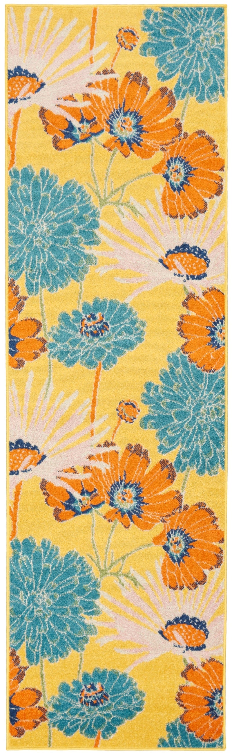 media image for allur yellow multicolor rug by nourison 99446838919 redo 2 264