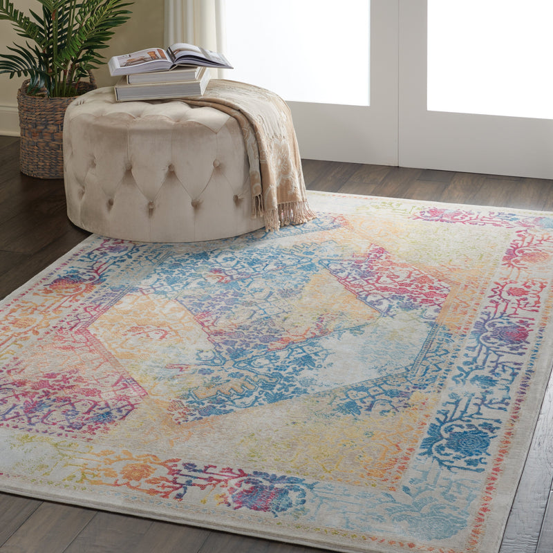 media image for ankara global ivory multicolor rug by nourison nsn 099446456762 11 220