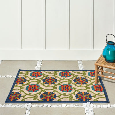 product image for aloha indoor outdoor blue multicolor rug by nourison 99446816856 redo 7 48