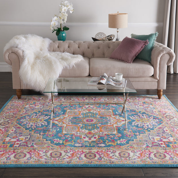 passion teal multi rug by nourison 99446486387 redo 8