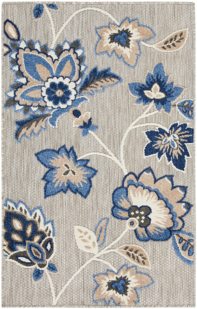 product image for Nourison Home Aloha Blue Grey Contemporary Rug By Nourison Nsn 099446169112 1 47