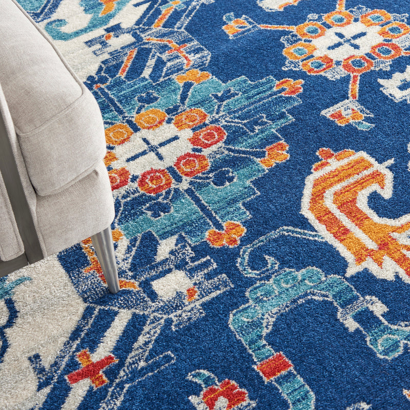 media image for passion blue multicolor rug by nourison 99446766458 redo 5 234