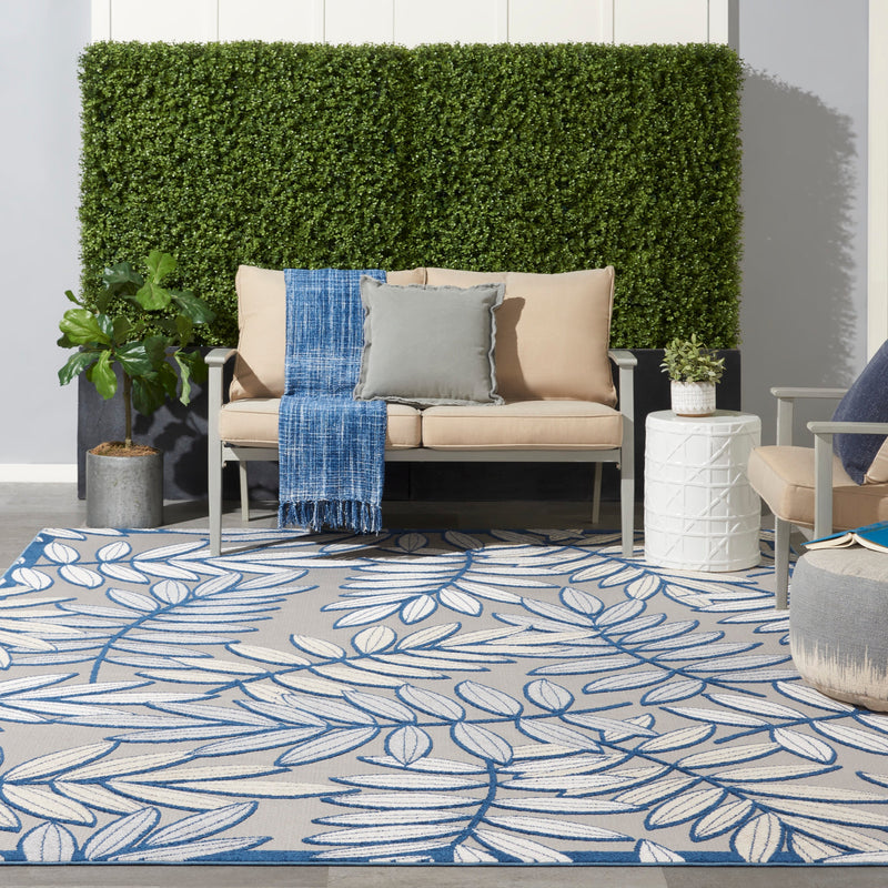 media image for aloha ivory navy rug by nourison 99446829672 redo 8 294