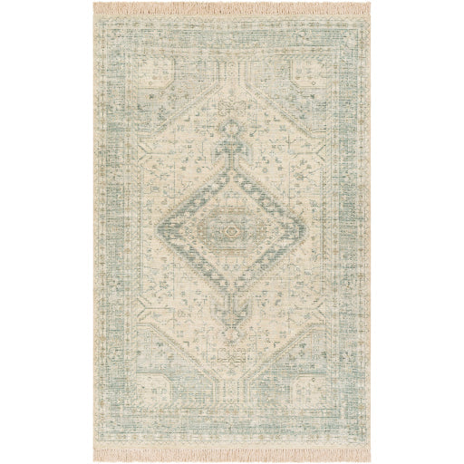 media image for Zainab Cotton Sage Rug Flatshot Image 231