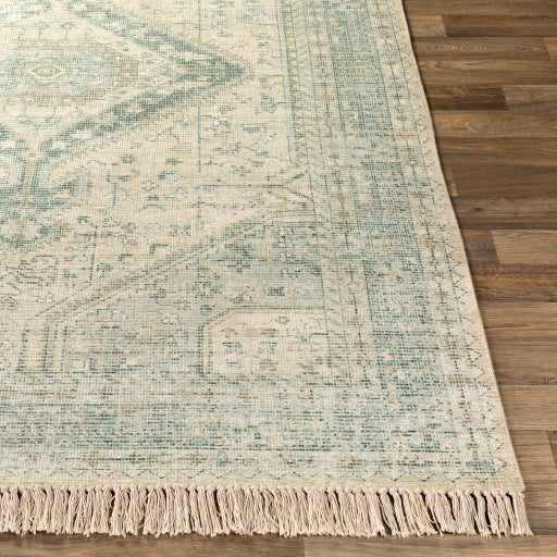 media image for Zainab Cotton Sage Rug Front Image 254