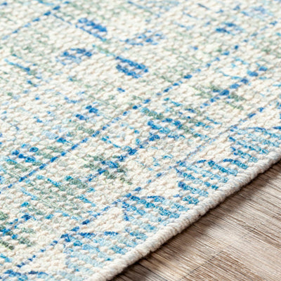 product image for Zainab Cotton Sky Blue Rug Texture Image 4