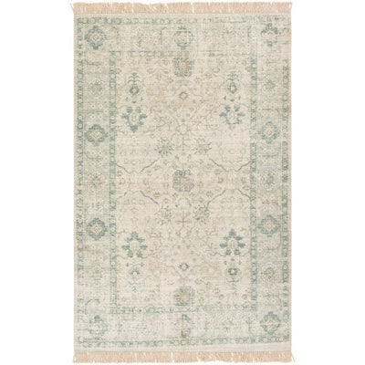 product image for Zainab Cotton Sage Rug Flatshot Image 16