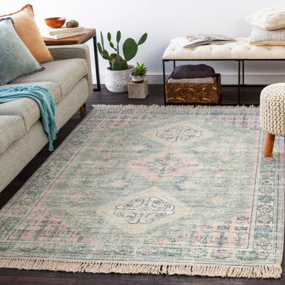 product image for Zainab Cotton Sage Rug Roomscene Image 19