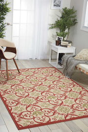 caribbean ivory rust rug by nourison nsn 099446239334 5